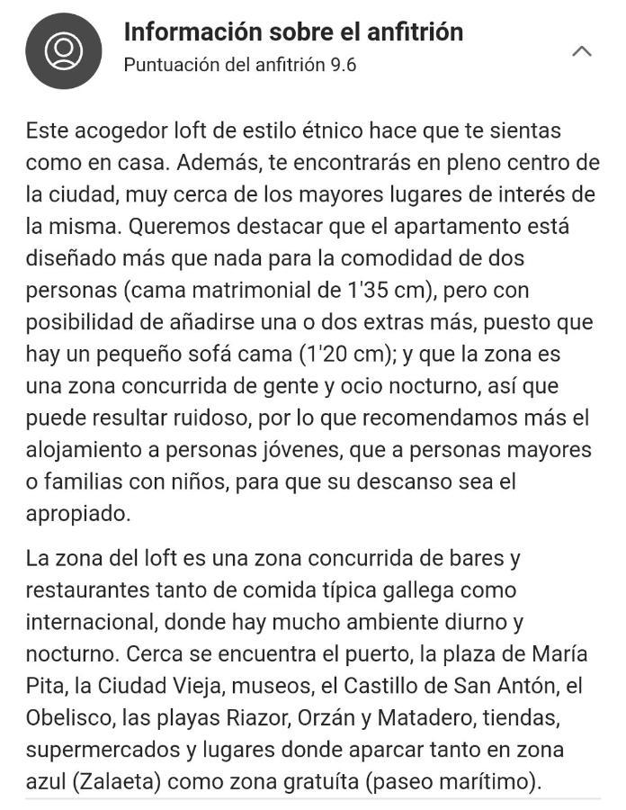 Loft De Estilo Etnico Coruna La Coruña Eksteriør bilde